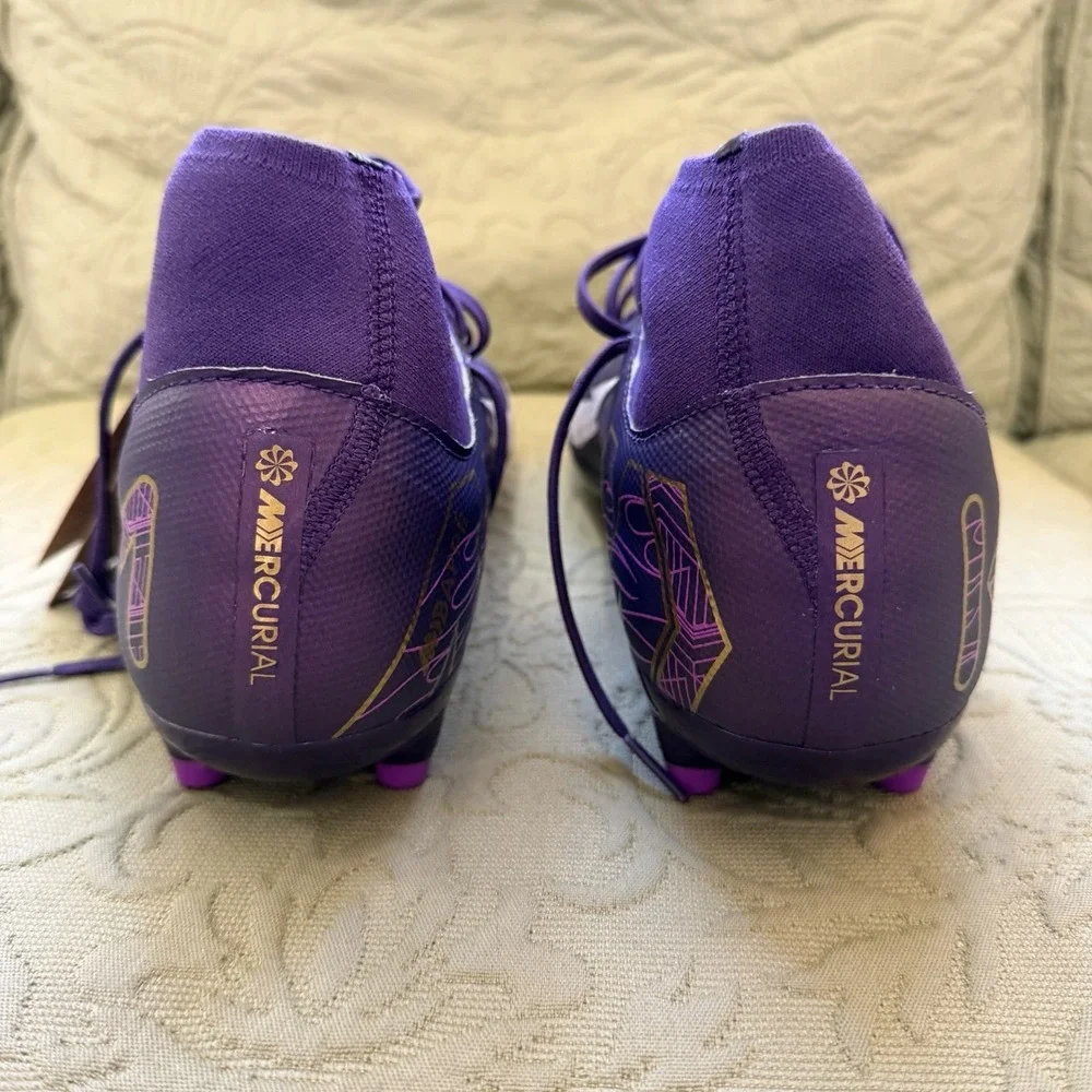 Nike Zoom Superfly 10 Academy FG/MG Mbappé HJ7309-500 Men Soccer Cleat Size 10.5